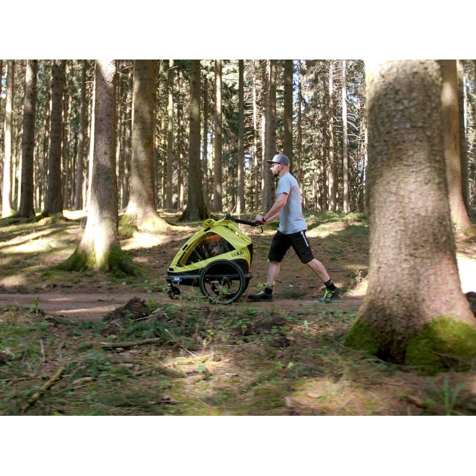 Przyczepka rowerowa TaXXi Elite 1 Żółta