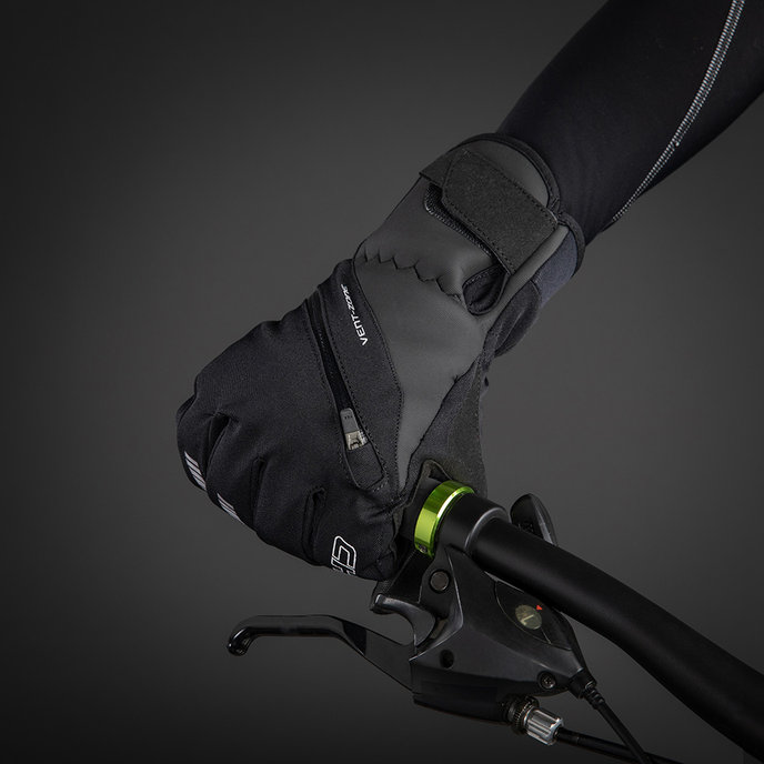 Zimowe rękawiczki rowerowe dla dorosłych City Liner czarne