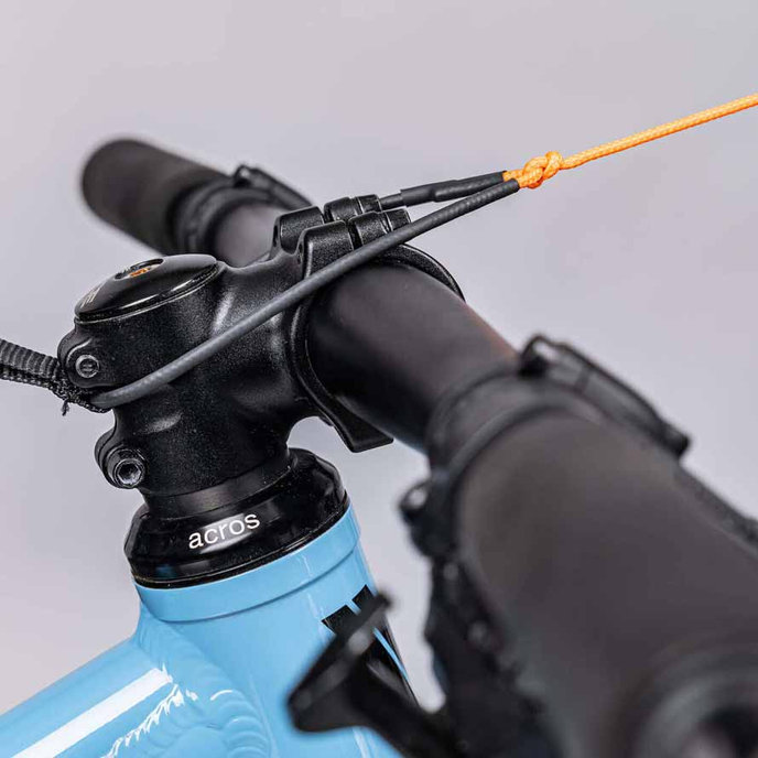 Samozwijająca się lina holownicza do roweru