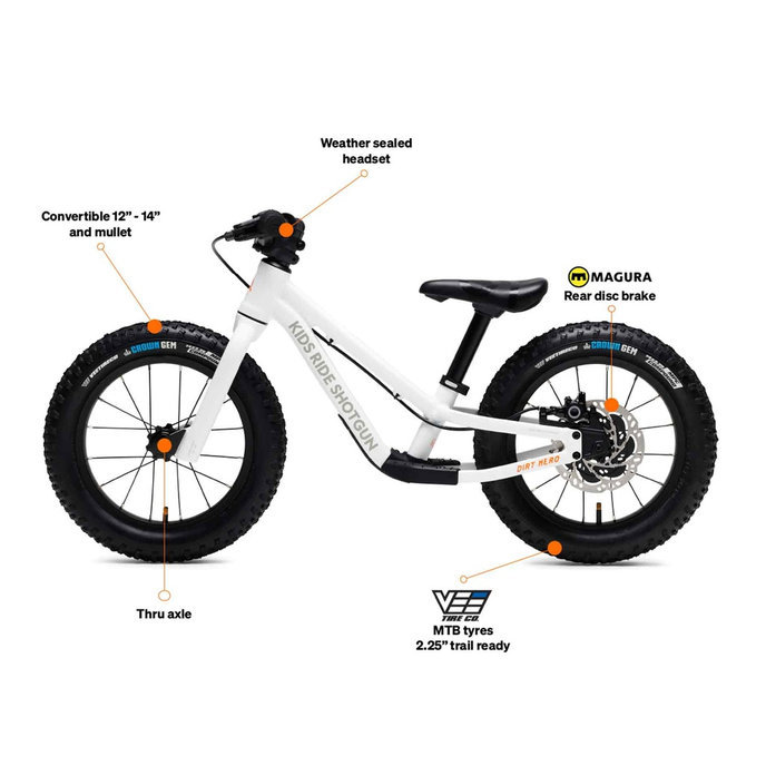 Rower biegowy dla dzieci Dirt Hero