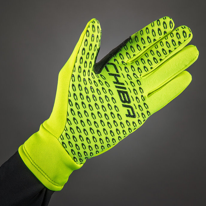 Zimowe rękawiczki rowerowe dla dzieci Polartec Reflex Neon żółty