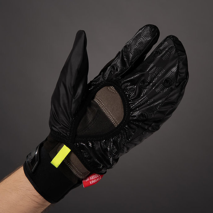 Rękawiczki rowerowe Pro Summer dla dorosłych, czarne