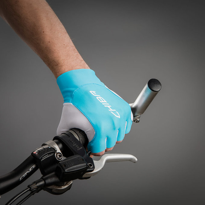 Rękawiczki rowerowe dla dorosłych Mistral turkusowe