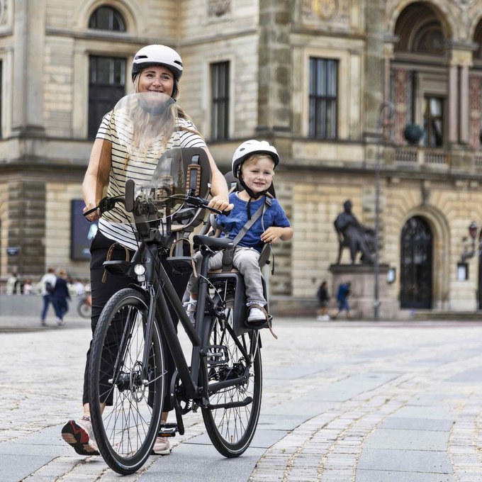 Fotelik rowerowy przedni z adapterem