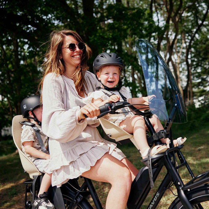 Fotelik rowerowy przedni BIO z adapterem