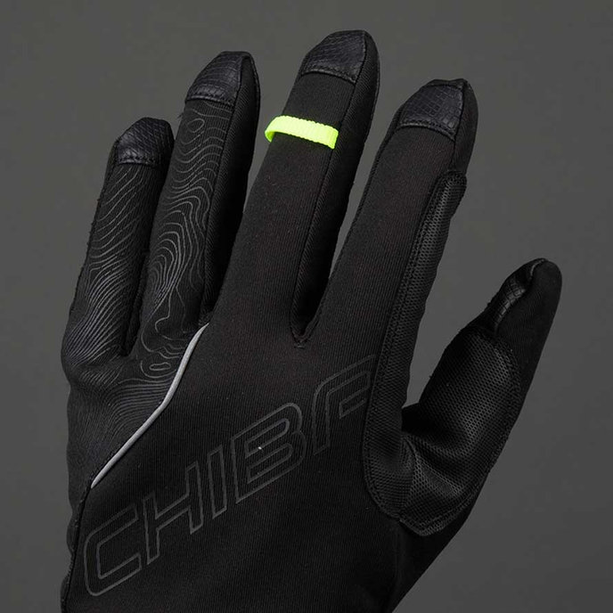 Zimowe rękawiczki rowerowe dla dorosłych Express+ czarne