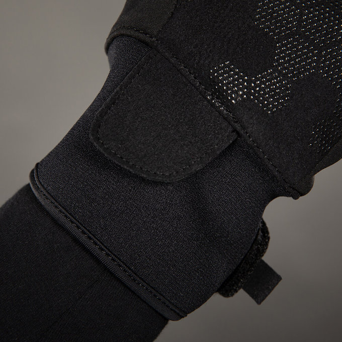 Zimowe rękawiczki rowerowe dla dorosłych Classic czarno-złote