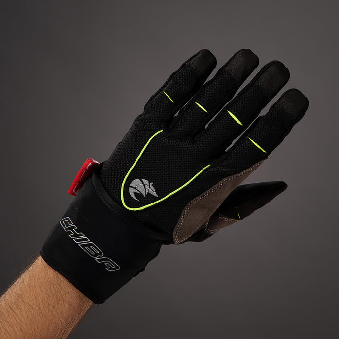 Rękawiczki rowerowe Pro Summer dla dorosłych, czarne