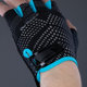 Rękawiczki rowerowe Air Master dla dorosłych, czarno-turkusowe