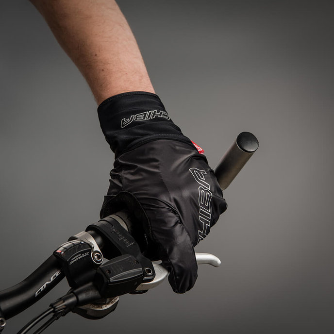 Rękawiczki rowerowe Pro Summer dla dorosłych, czarne