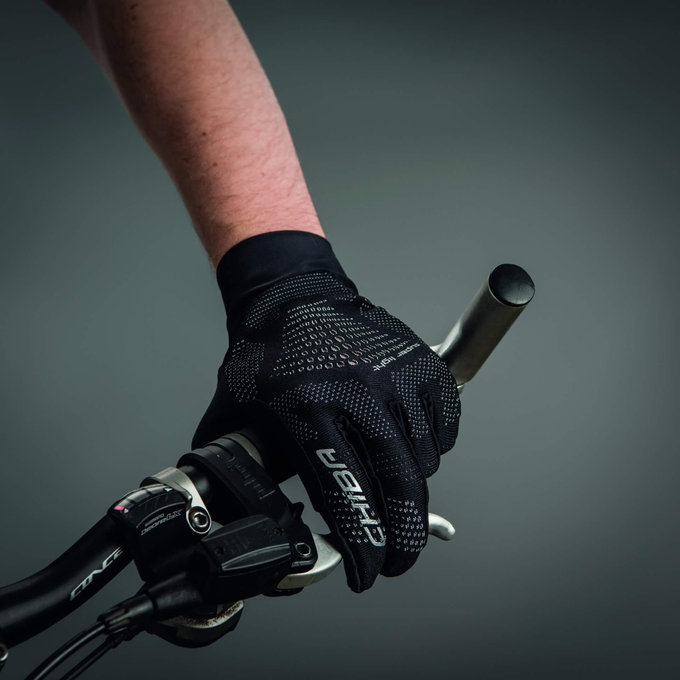 Rękawiczki rowerowe dla dorosłych Superlight czarne