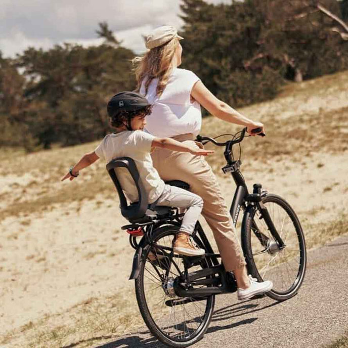 Tylne siedzenie JUNIOR z adapterem do bagażnika rowerowego