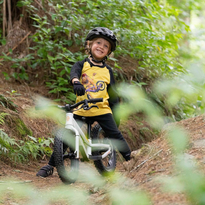 Wiatroodporna dziecięca koszulka MTB Lion