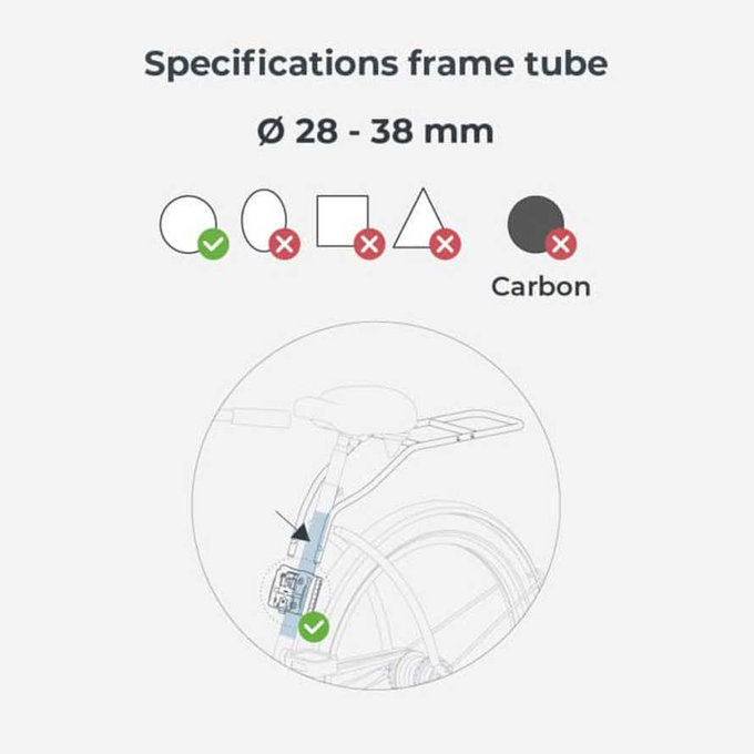 Fotelik rowerowy tylny Ta-ke z adapterem i bagażnikiem na ramę SET