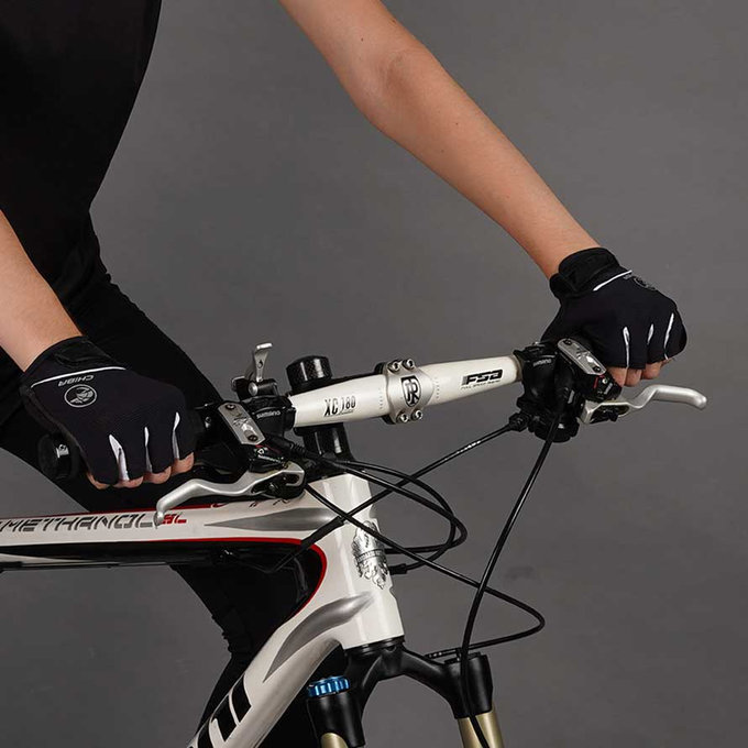Rękawiczki rowerowe damskie BioXCell Lady czarne