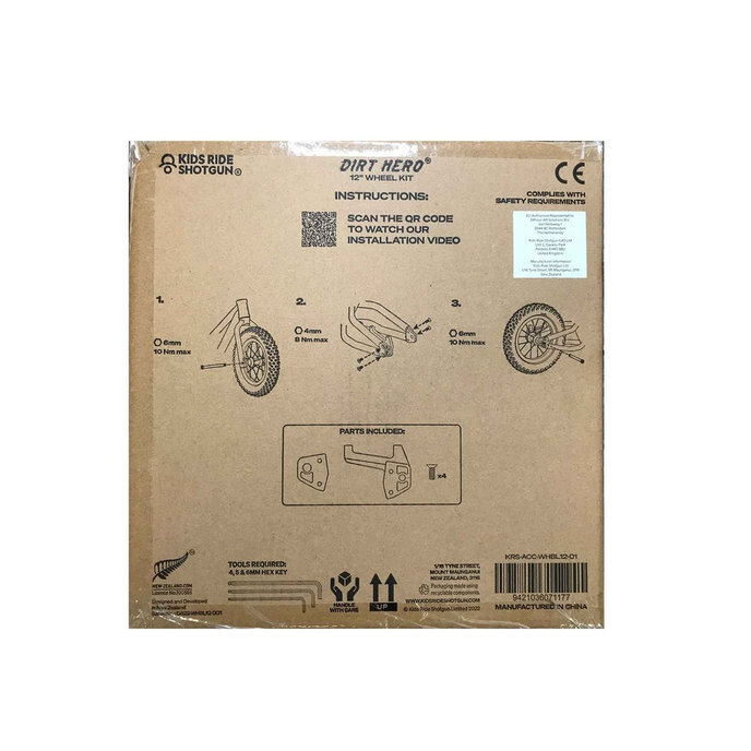 Zestaw kół 12" do roweru biegowego Dirt Hero