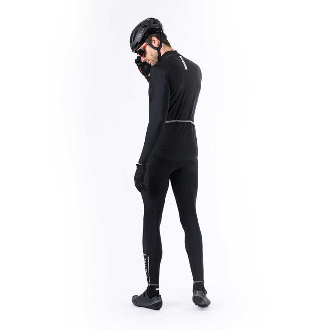 Zimowa koszulka rowerowa ESCAPE Black