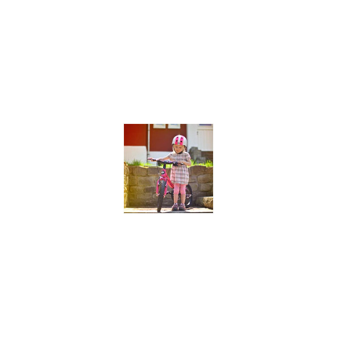 Kask Double Pink White