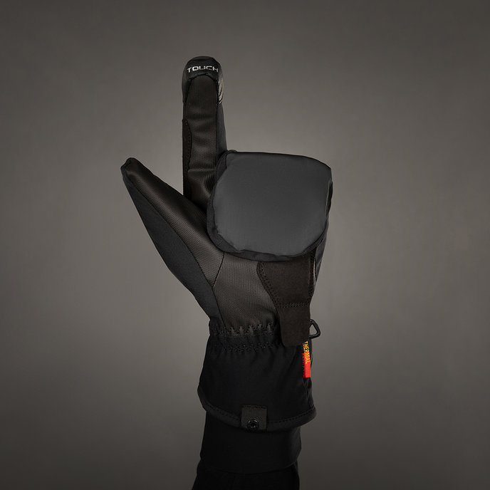 Zimowe rękawiczki rowerowe dla dorosłych Alaska Pro czarne