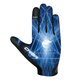 Rękawiczki rowerowe Trinity Youth dla dzieci, czarno-niebieskie