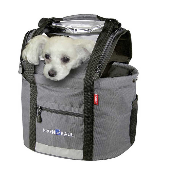 Torba na kierownicę DOGGY dla psa szara