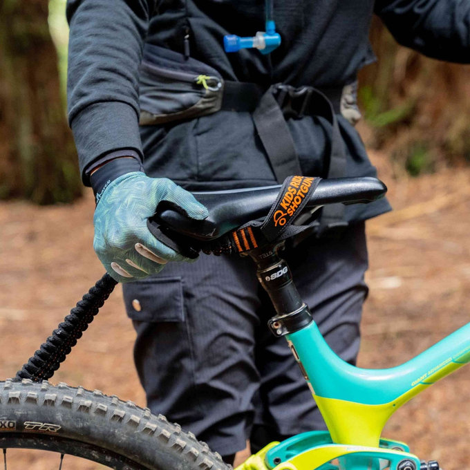 Linka do holowania roweru pomarańczowa