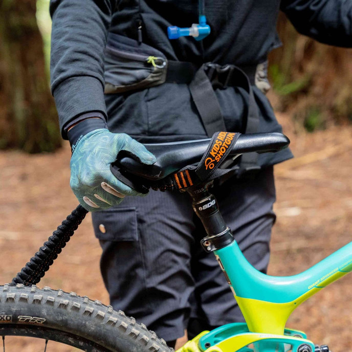 Linka do holowania roweru pomarańczowa