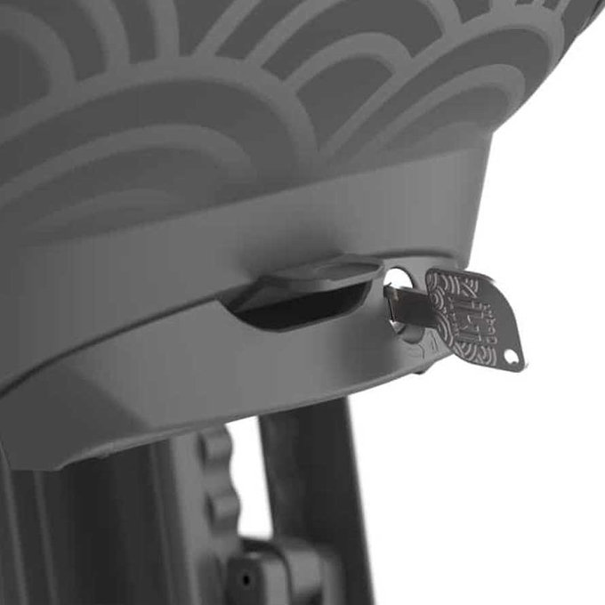 Fotelik rowerowy tylny Ta-ke z adapterem i bagażnikiem na ramę SET