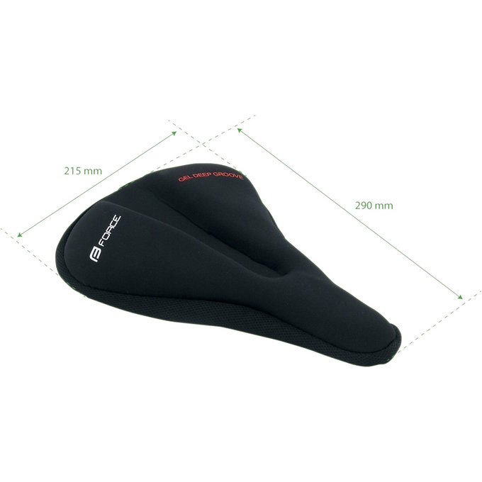 Pokrowiec żelowy na siodło z tłoczeniem