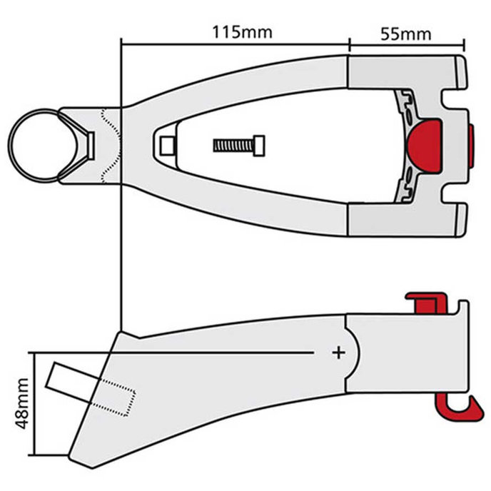 Przedłużka do kierownic i sztyc siodłowych Ø 25 - 32 mm