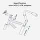 Fotelik przedni Take z adapterem MTB/ATB