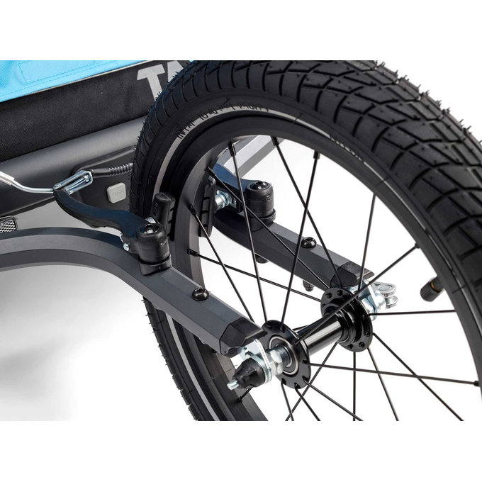 Przyczepka rowerowa TaXXi Elite 2 niebieska