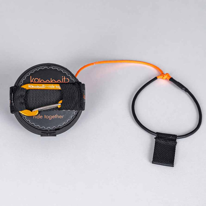 Samozwijająca się lina holownicza do roweru