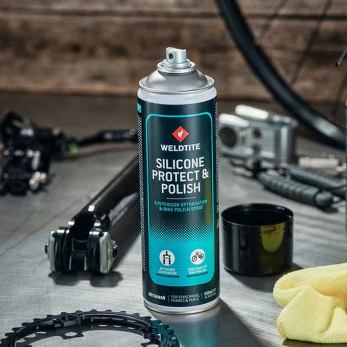 Olejek silikonowy do smarowania, polerowania i woskowania. Spray Silicone Protect & Polish 500ml