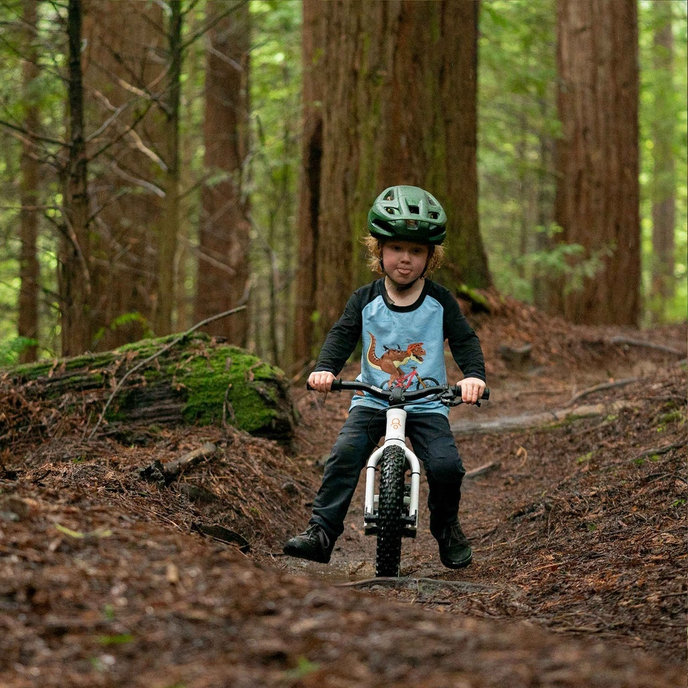 Wiatroodporna dziecięca koszulka MTB Dino