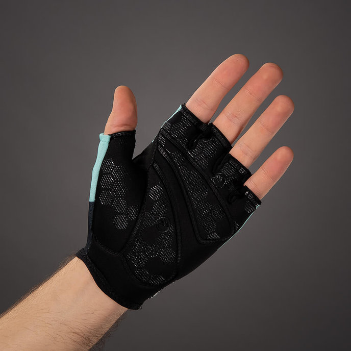 Rękawiczki rowerowe Solar dla dorosłych turkusowe