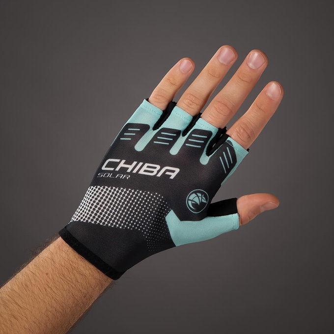 Rękawiczki rowerowe Solar dla dorosłych turkusowe