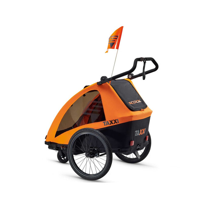 Przyczepka rowerowa TaXXi Pro 2 pomarańczowy