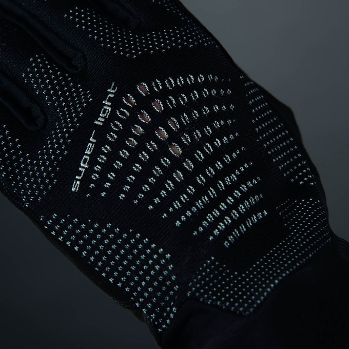 Rękawiczki rowerowe dla dorosłych Superlight czarne