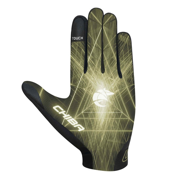 Rękawiczki rowerowe Trinity Youth dla dzieci, czarno-zielone