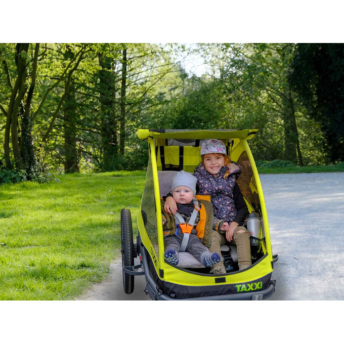 Przyczepka rowerowa TaXXi Elite 2 niebieska