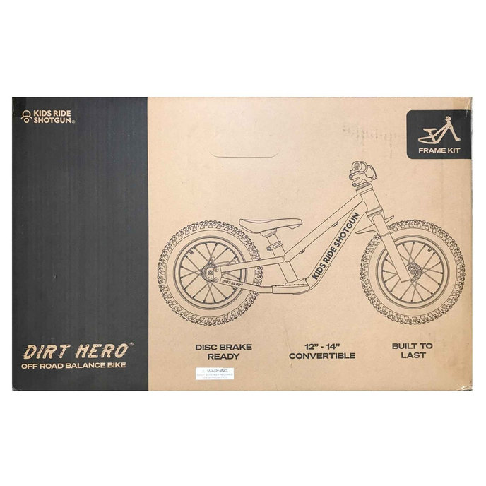 Rama roweru biegowego Dirt Hero 12"-14"