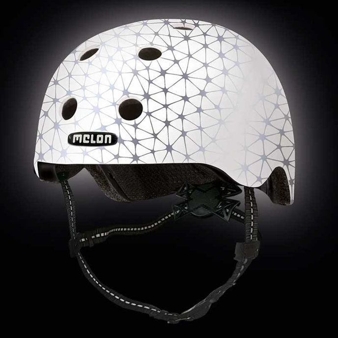 Kask odblaskowy dla malucha Toddler Magic Biały