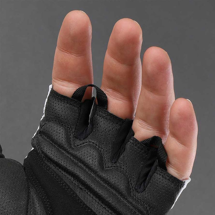 Rękawiczki rowerowe BioXCell Road dla dorosłych, białe