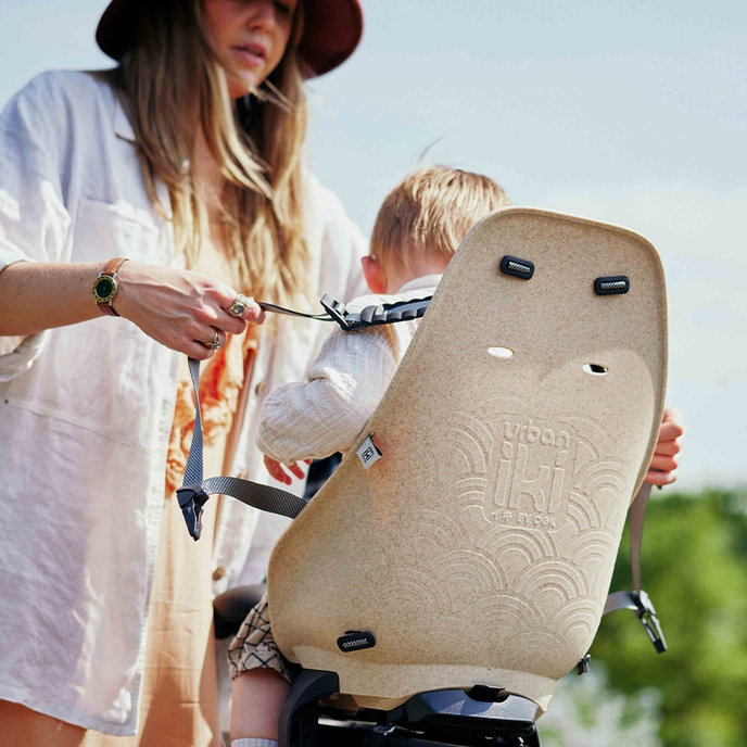 Tylne siodełko rowerowe BIO z adapterem do bagażnika