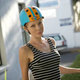 Kask Double Orange Blue