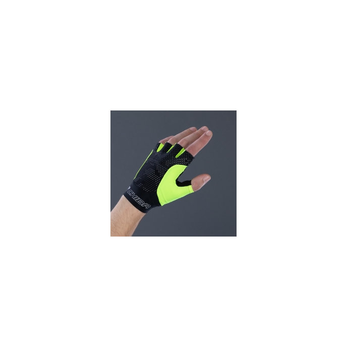 Rękawiczki rowerowe dla dorosłych Pure Race S żółte