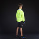 Detská bunda do dažďa neónovo žltá