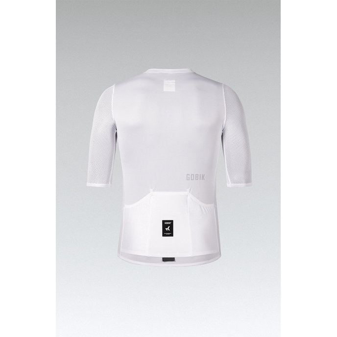 GOBIK koszulka CARRERA 3.0 UNISEX WHITE 