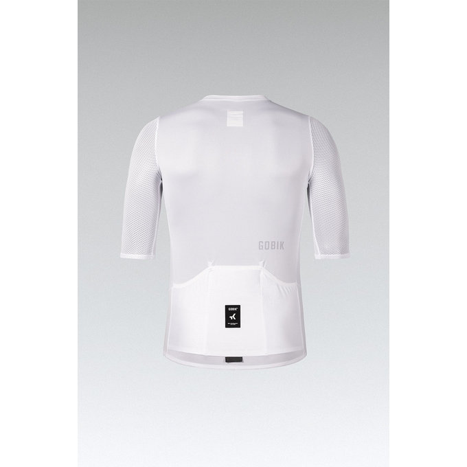 GOBIK koszulka CARRERA 3.0 UNISEX WHITE 